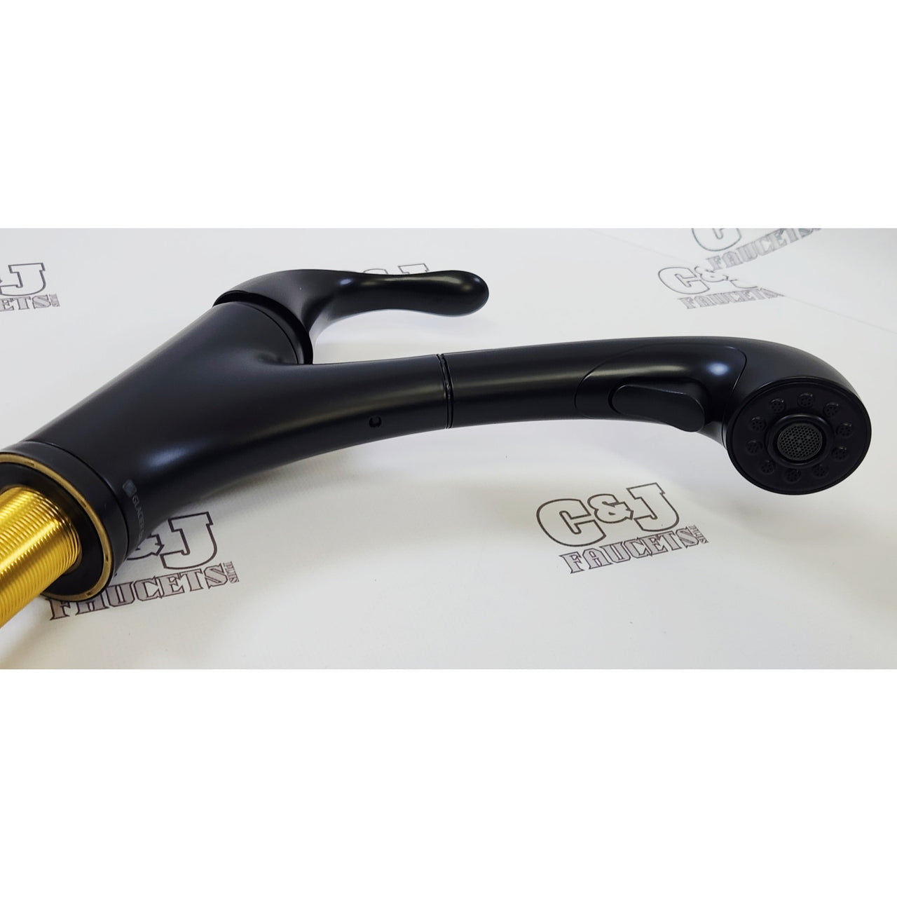 Glacier Bay 1008 664 473 Market Pull-Out Kitchen Faucet - Matte Black