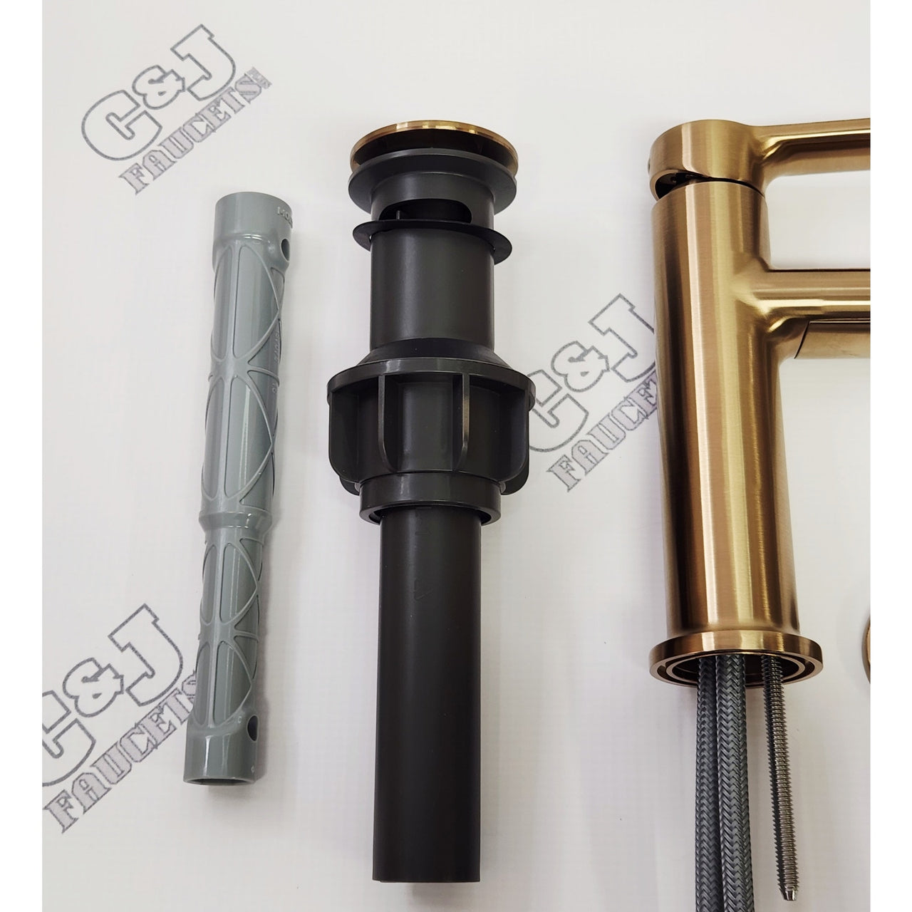 Moen 84794BZG Meena Single Hole Single-Handle Bathroom Faucet - Bronzed Gold