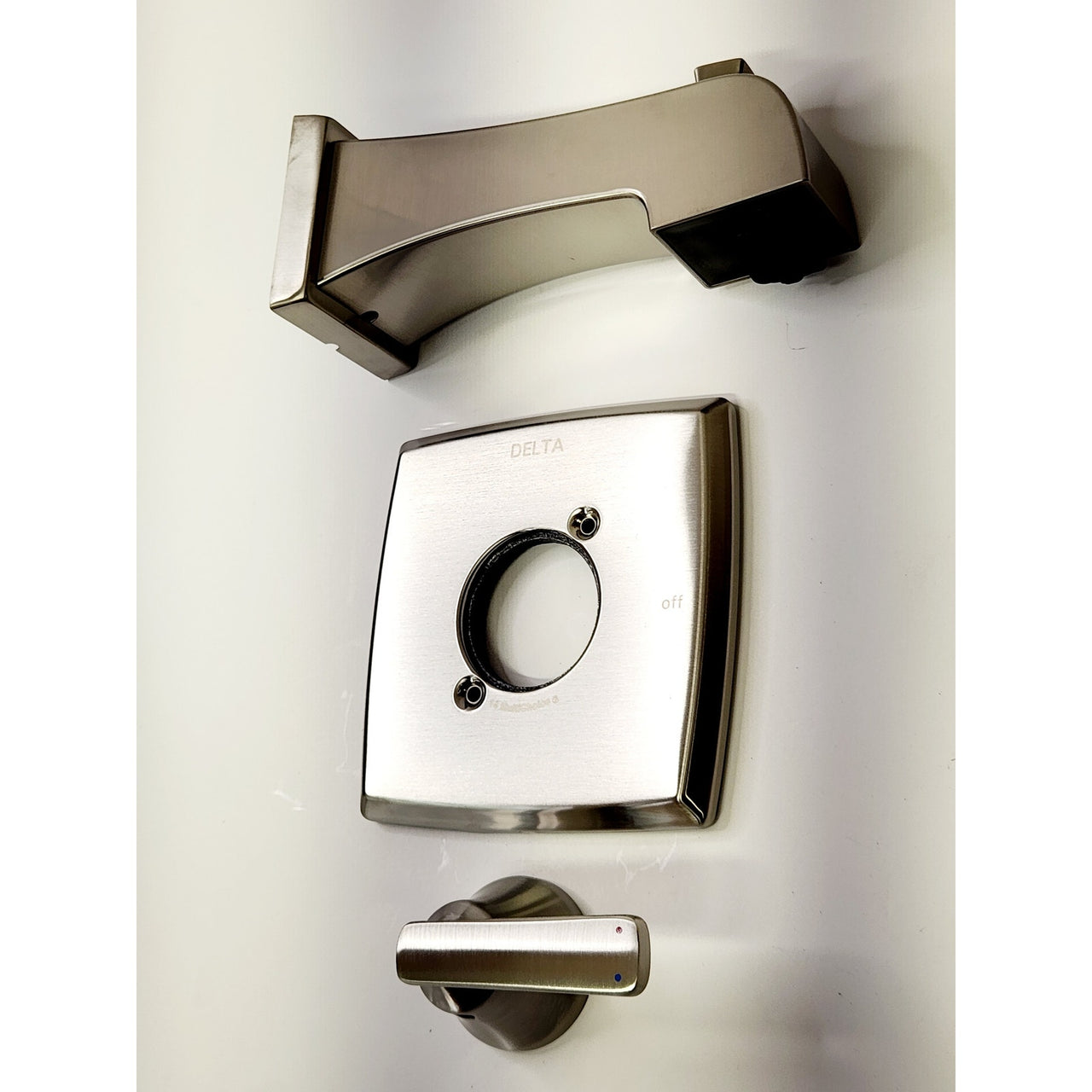 Delta T14164-SS Ashlyn Tub Only Trim, Non Diverter - Brilliance Stainless READ