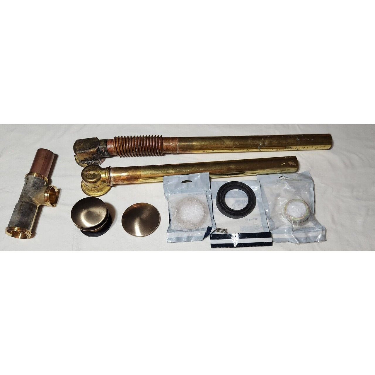 Kohler 7265-BV Clearflo 1.5 Brass Toe Tap Bath Drain - Vibrant Brushed Bronze