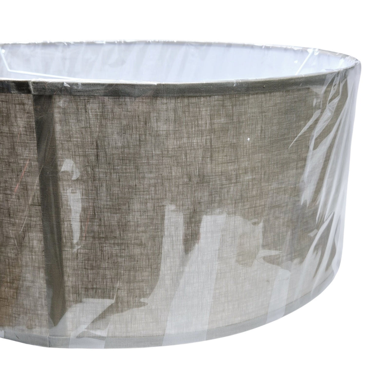 Progress Lighting P8830-56 Markor Drum Shade with Linen Fabric - Khaki