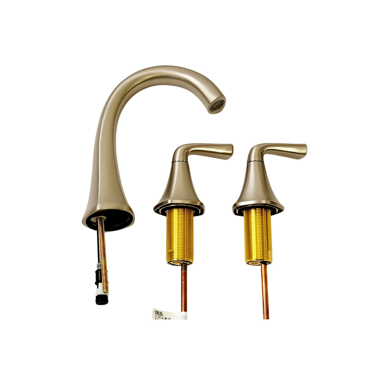 Kohler R28797-4D-BN Sundae 8" Widespread Bathroom Faucet - Vibrant Brush Nickel