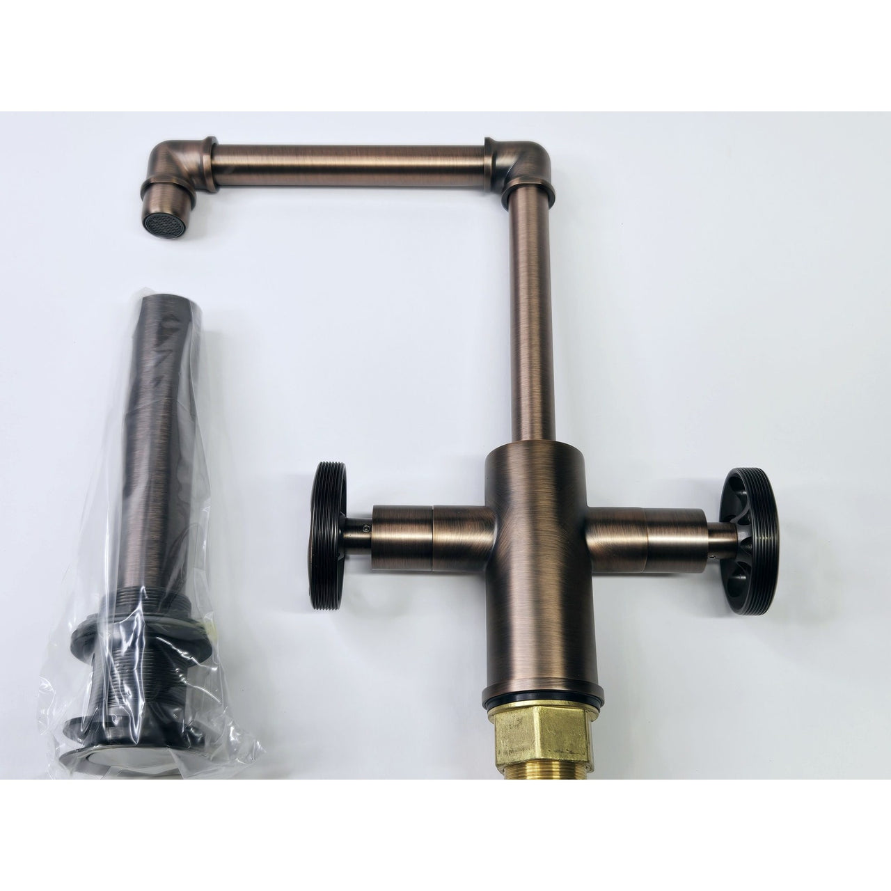 Signature Hardware 412554 Edison Single Hole Bathroom Faucet - Oil Rubbed Bronze