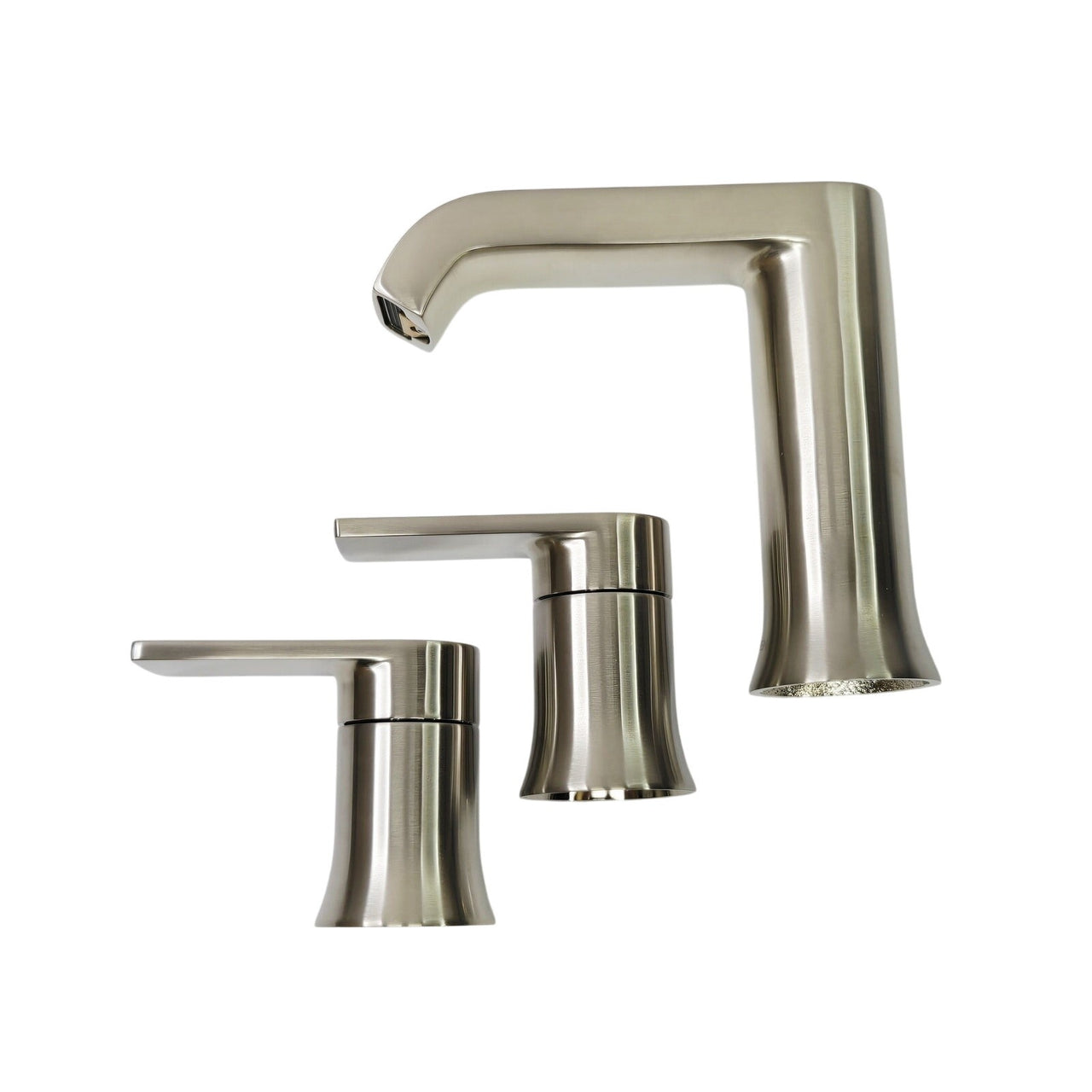 Moen T6708BN Genta Widespread Bathroom Sink Faucet, No Valve - Brushed Nickel