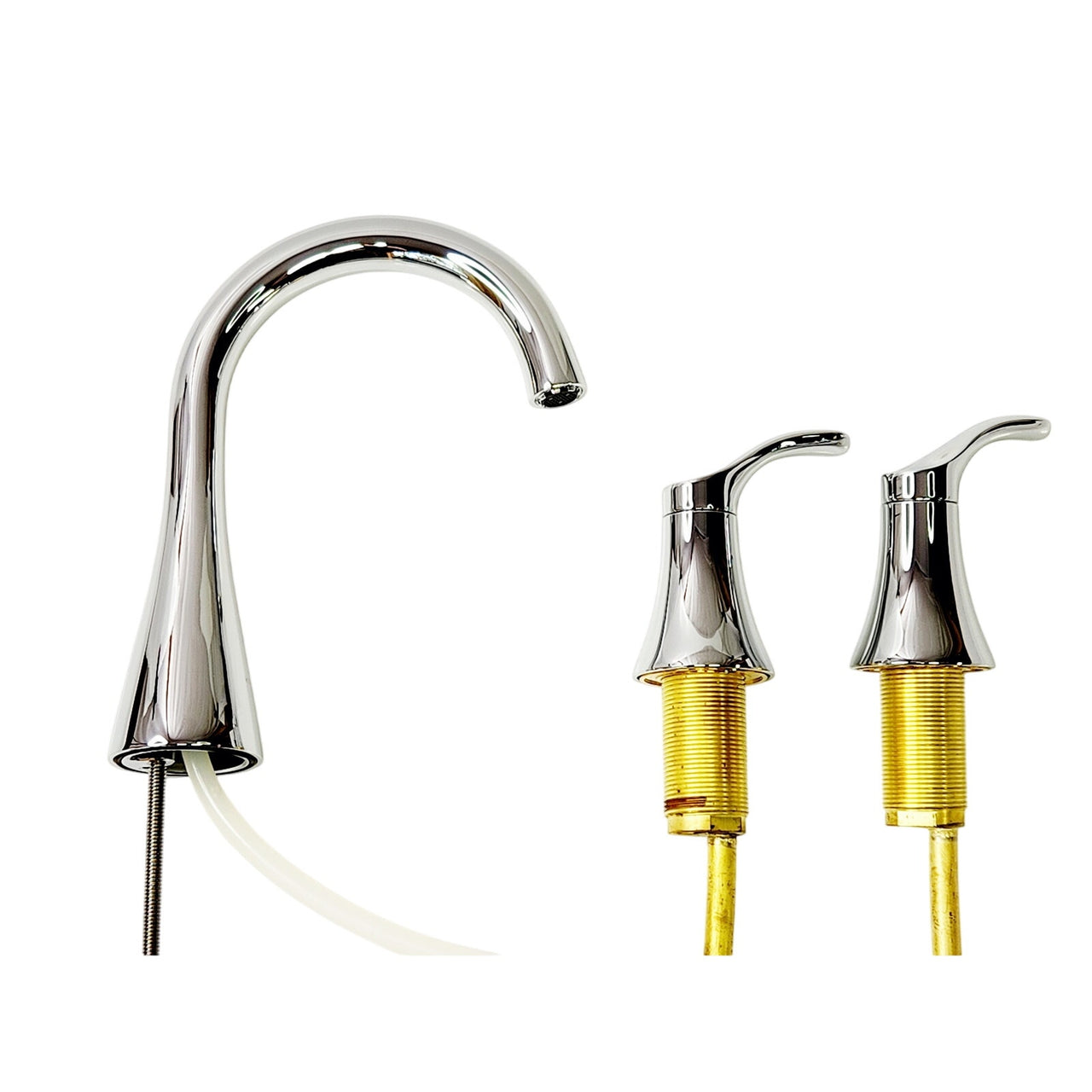 Kohler 27390-4-CP Simplice 1.2 GPM Widespread Bathroom Faucet - Chrome READ