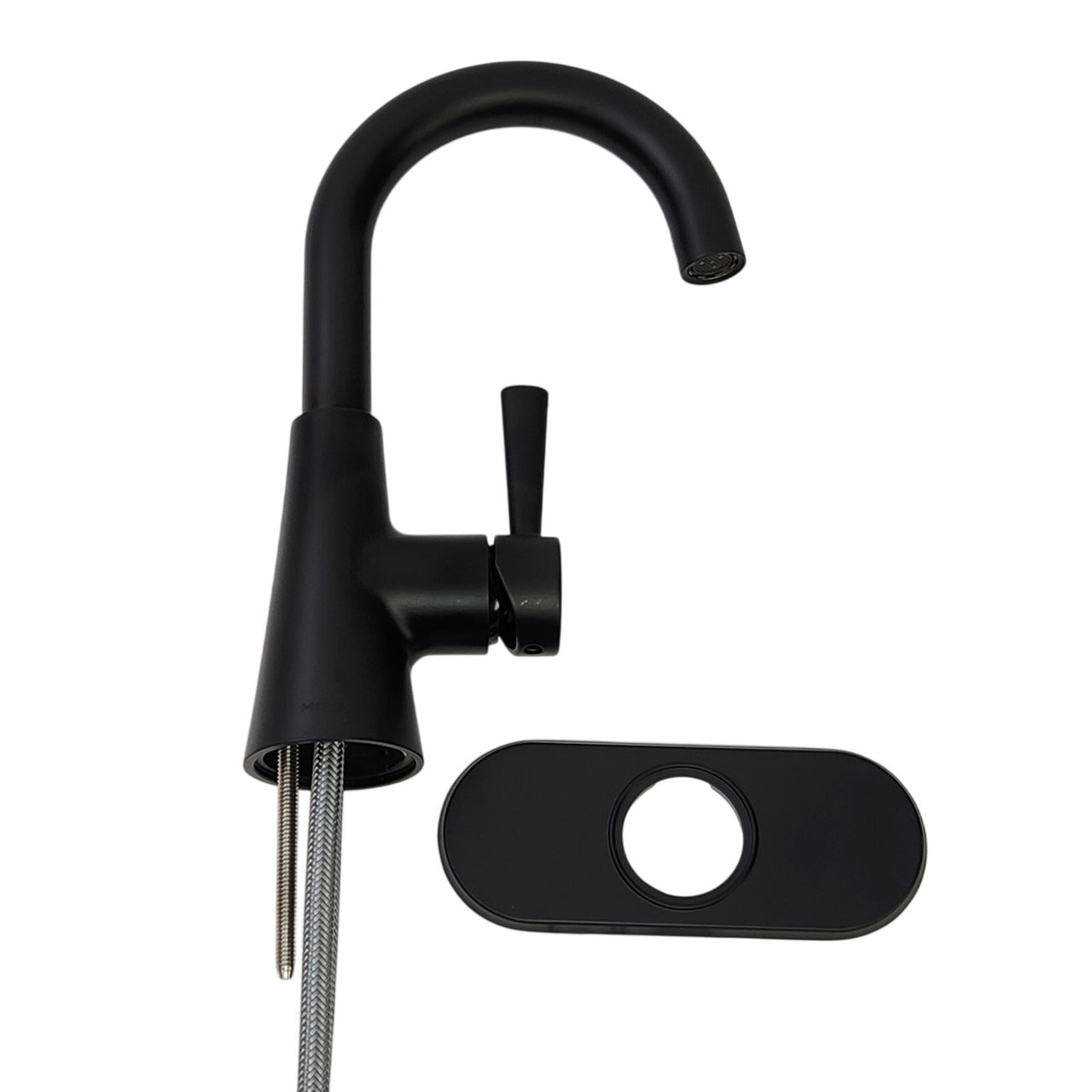Moen 84021BL Ronan Single Hole Single Handle Bathroom Faucet - Matte Black