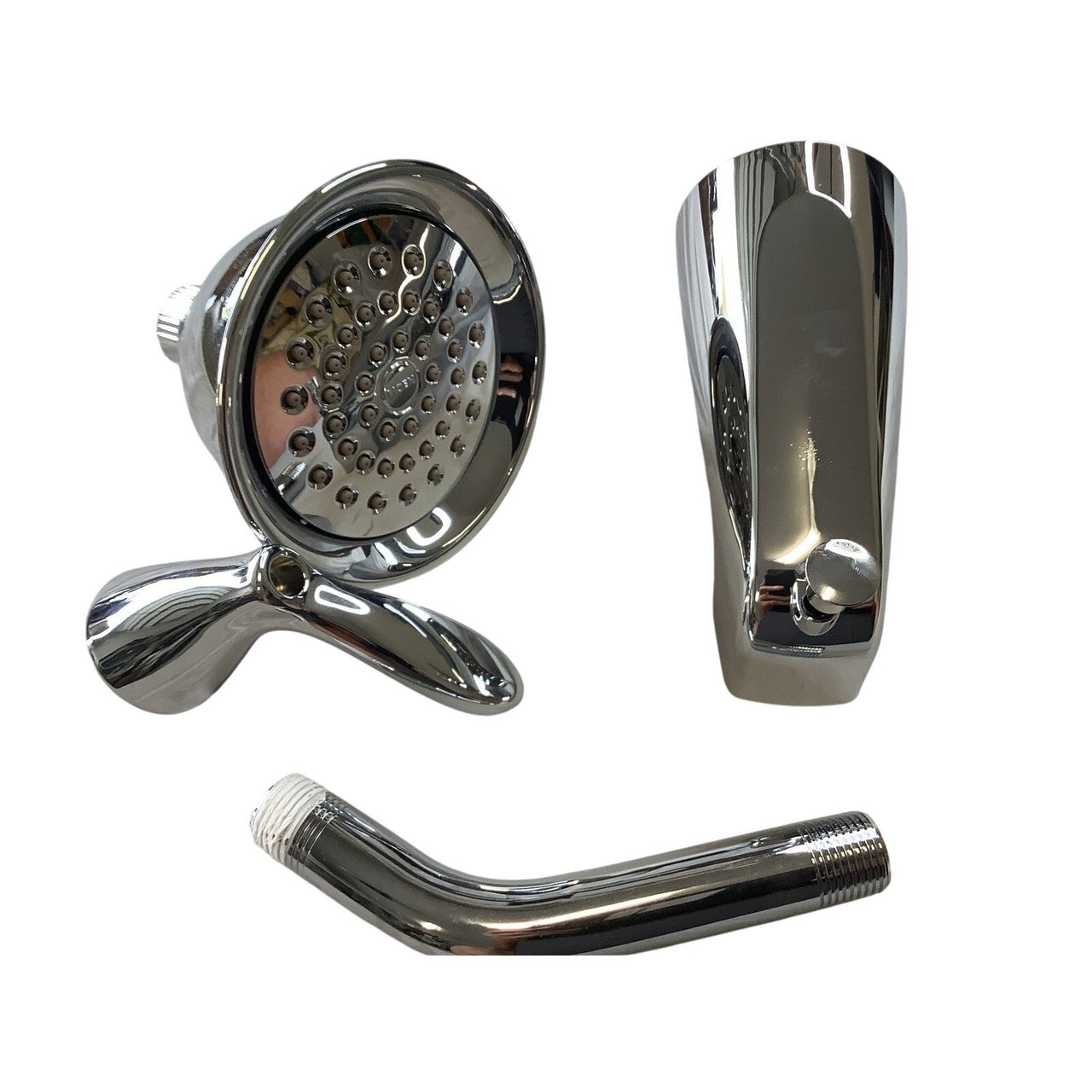 Moen 82602 Adler 2-Handle 1-Spray Tub/Shower Faucet with Valve - Chrome