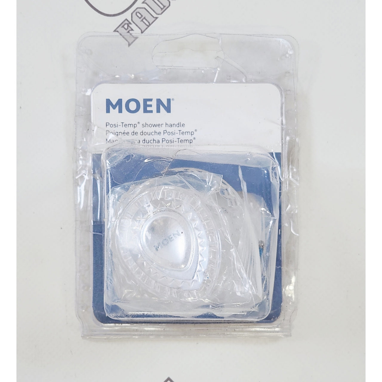 Moen 100710 Tub Shower Single Handle Knob Replacement Kit - Clear