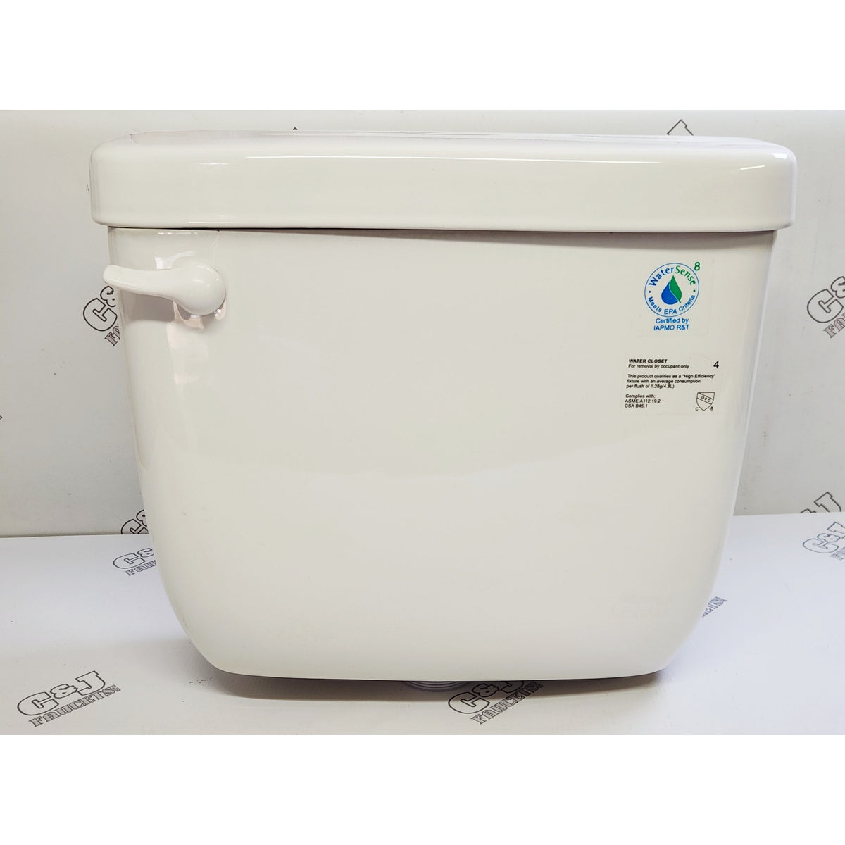 Proflo PF5110HEWH Jerritt 1.28 GPF Bathroom Toilet Tank Only - White