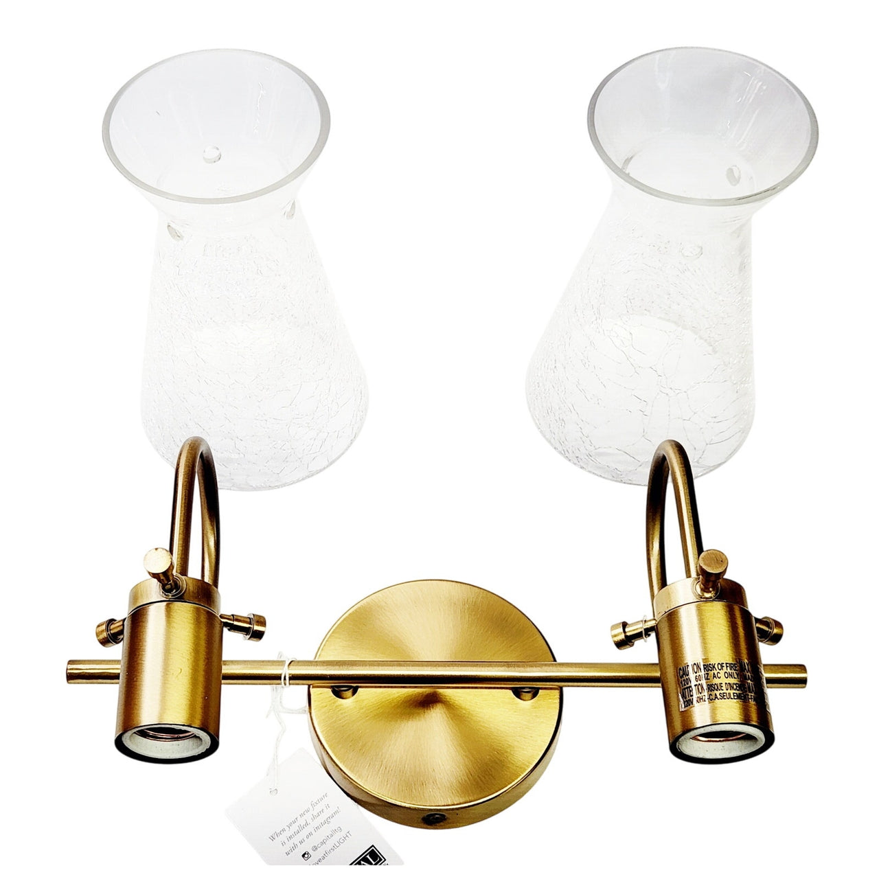 Capital Lighting 142421 Mila 2 Light 14" Wide Bathroom Vanity Light - Aged Brass