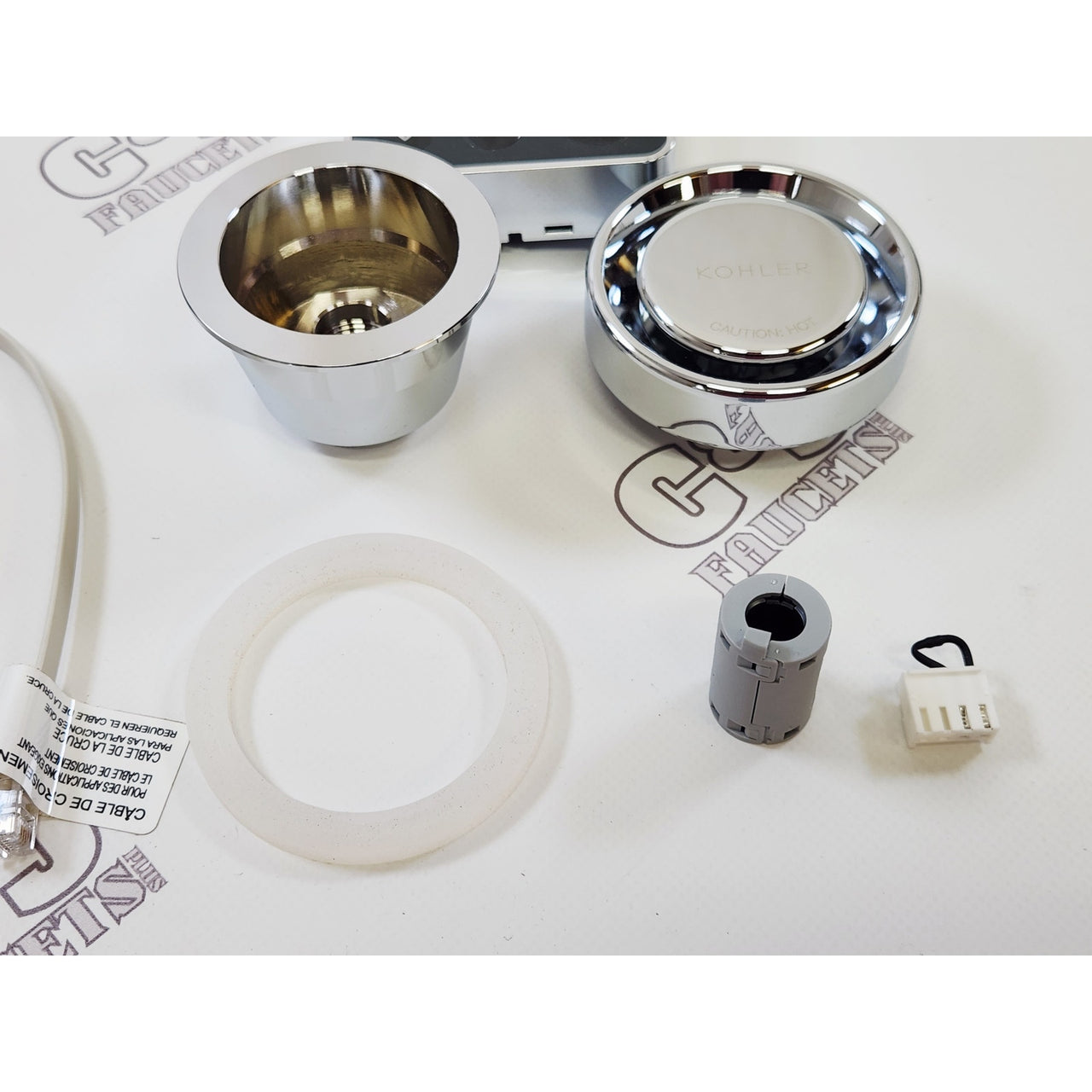 Kohler 5548-K1-CP Invigoration Digital Steam Adapter Kit - Polished Chrome READ