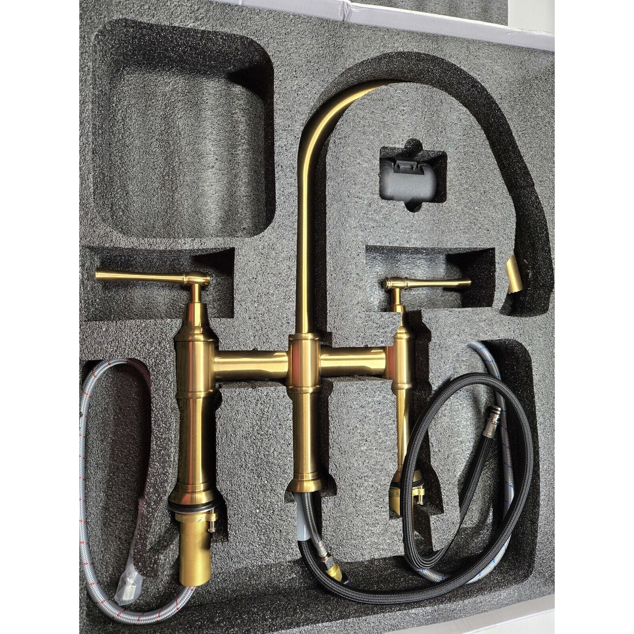Signature Hardware 455767 Hurston Pull-Down Kitchen Faucet - Brushed Gold