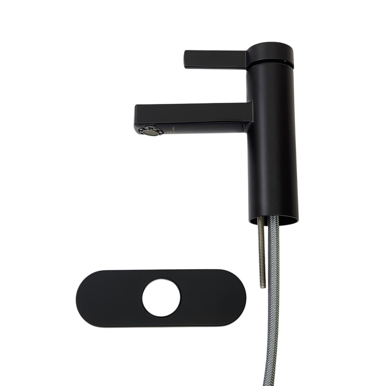Moen 84774BL Beric Single Hole Single Handle Bathroom Sink Faucet - Matte Black