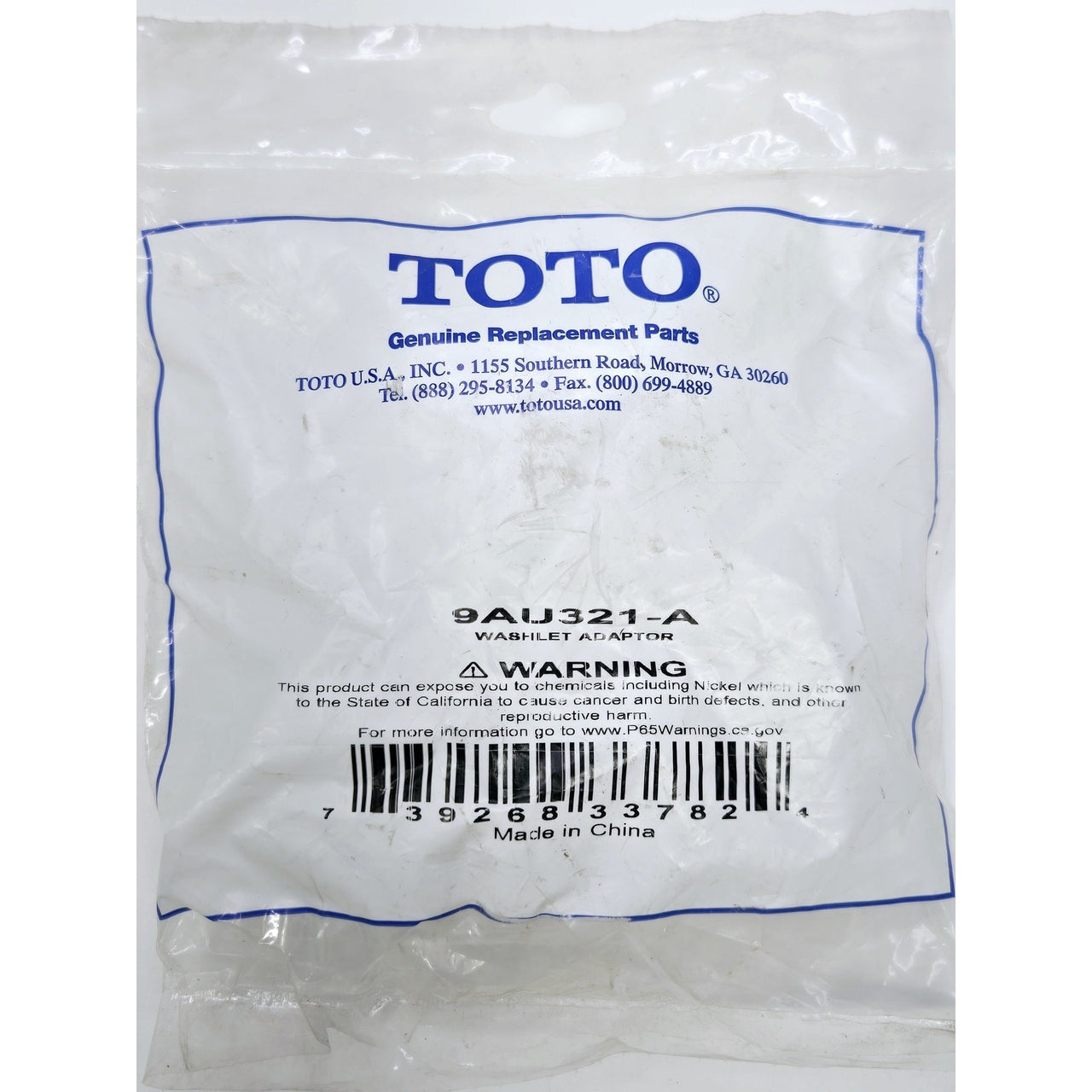 Toto 9AU321-A Fill Valve Extension and Adaptor for Washlet Tee Connection