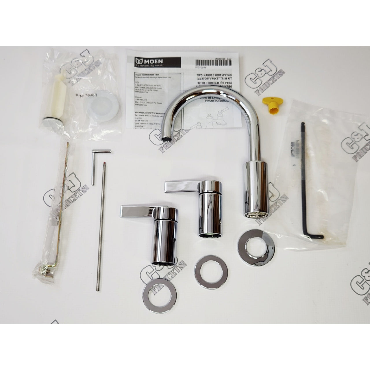 Moen T6222 Cia 1.2 GPM Widespread Bathroom Faucet - Chrome