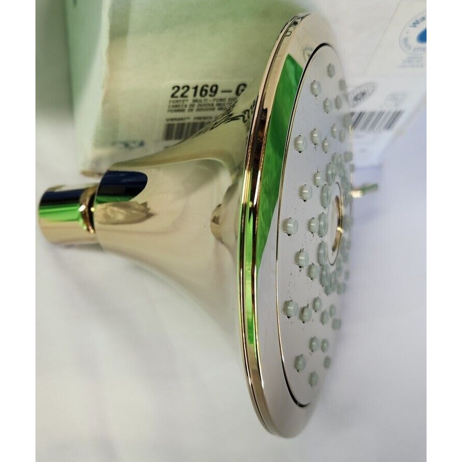 Kohler 22169-G-AF Forte Multifunction Showerhead, 1.75 GPM - Vibrant French Gold