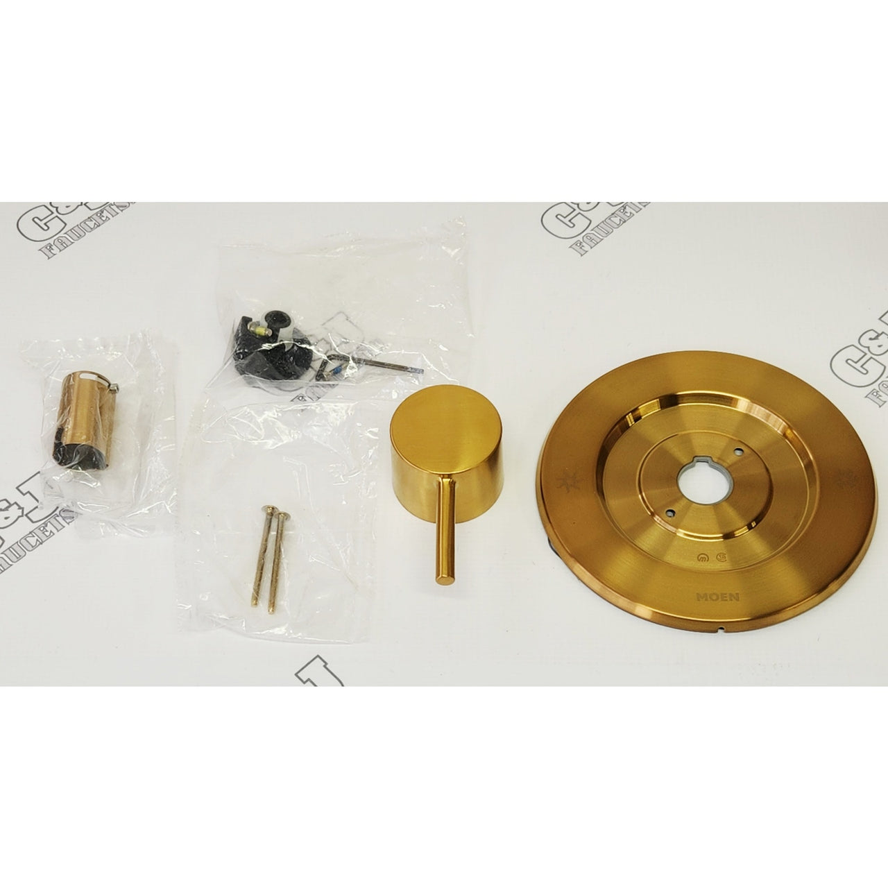 Moen T3291BG Align Moentrol Pressure Balance Valve Trim Only - Brushed Gold READ