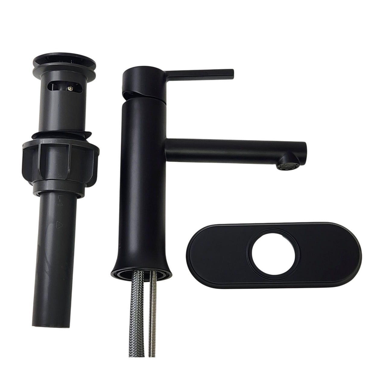 Moen 84770BL Arlys One-Handle Single Hole Bathroom Faucet - Matte Black