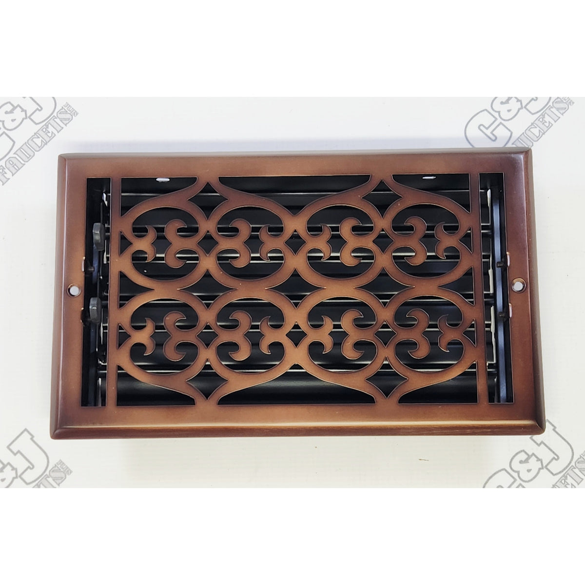 Signature Hardware 489283 Old Victorian Steel Wall Register - Oil Rubbed Bronze