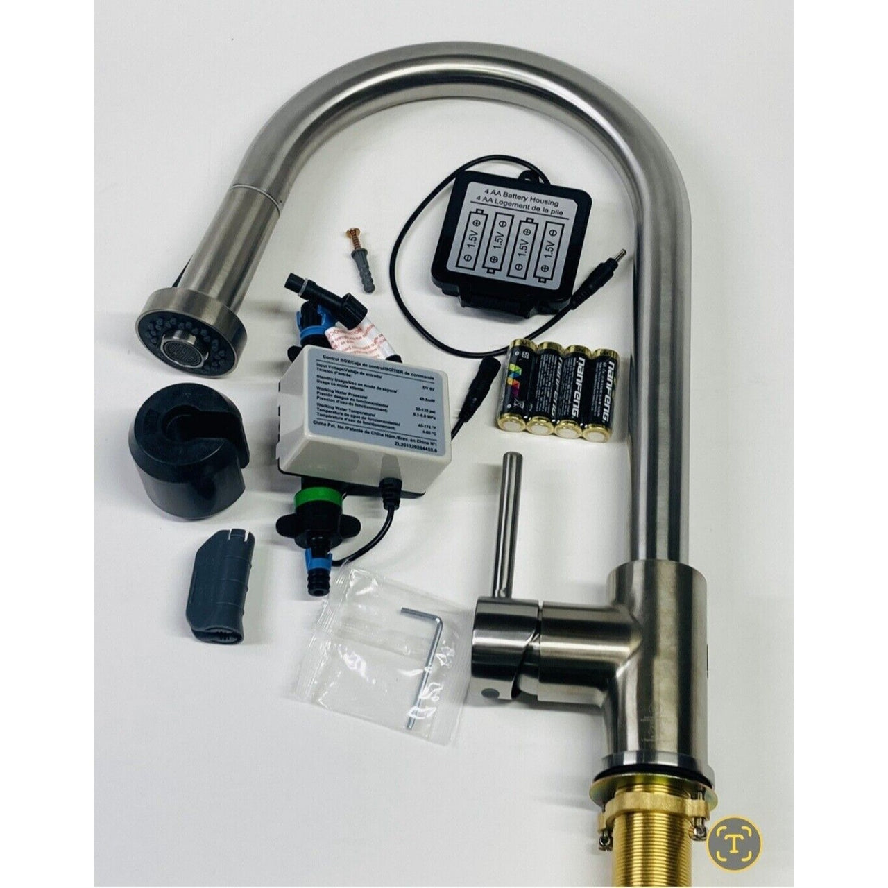 Signature Hardware 482238 Ridgeway Touchless Kitchen Faucet - Stainless *READ