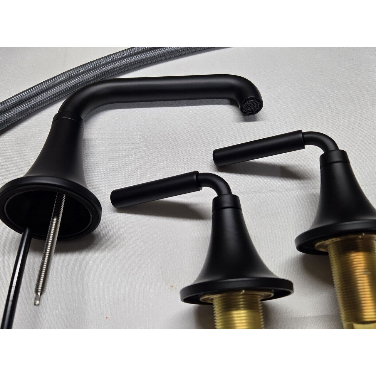 Kohler 27416-4-BL Tone 1.2 GPM Widespread Bathroom Faucet - Matte Black