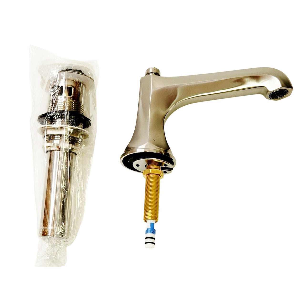 Signature Hardware SHEL449002BN Elita Faucet (less handles) - Brushed Nickel