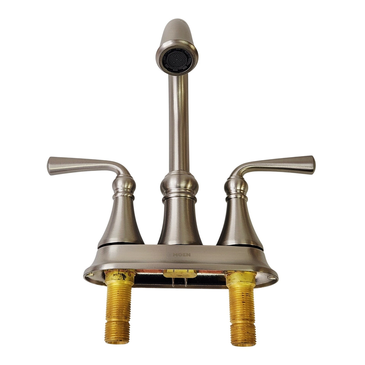Moen WS84850SRN Wetherly Centerset HighArc Bathroom Faucet -Brushed Nickel READ1