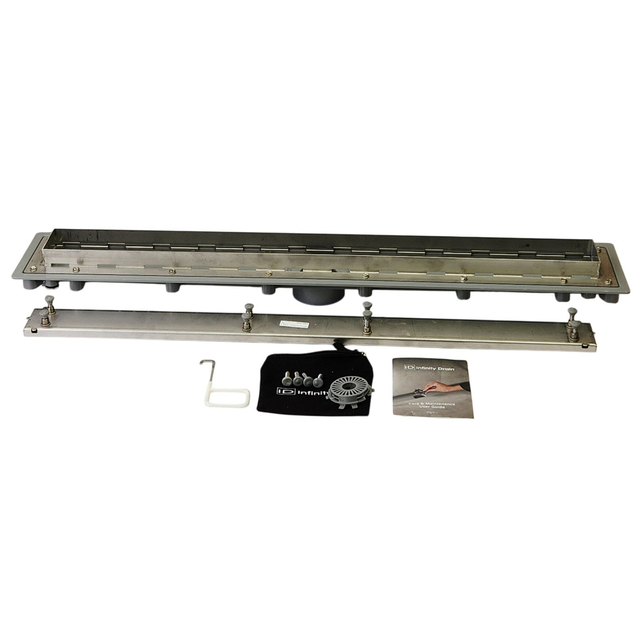 Infinity Drain UTIF-P 30SS 30" Complete Universal Infinity Drain Kit - Stainless