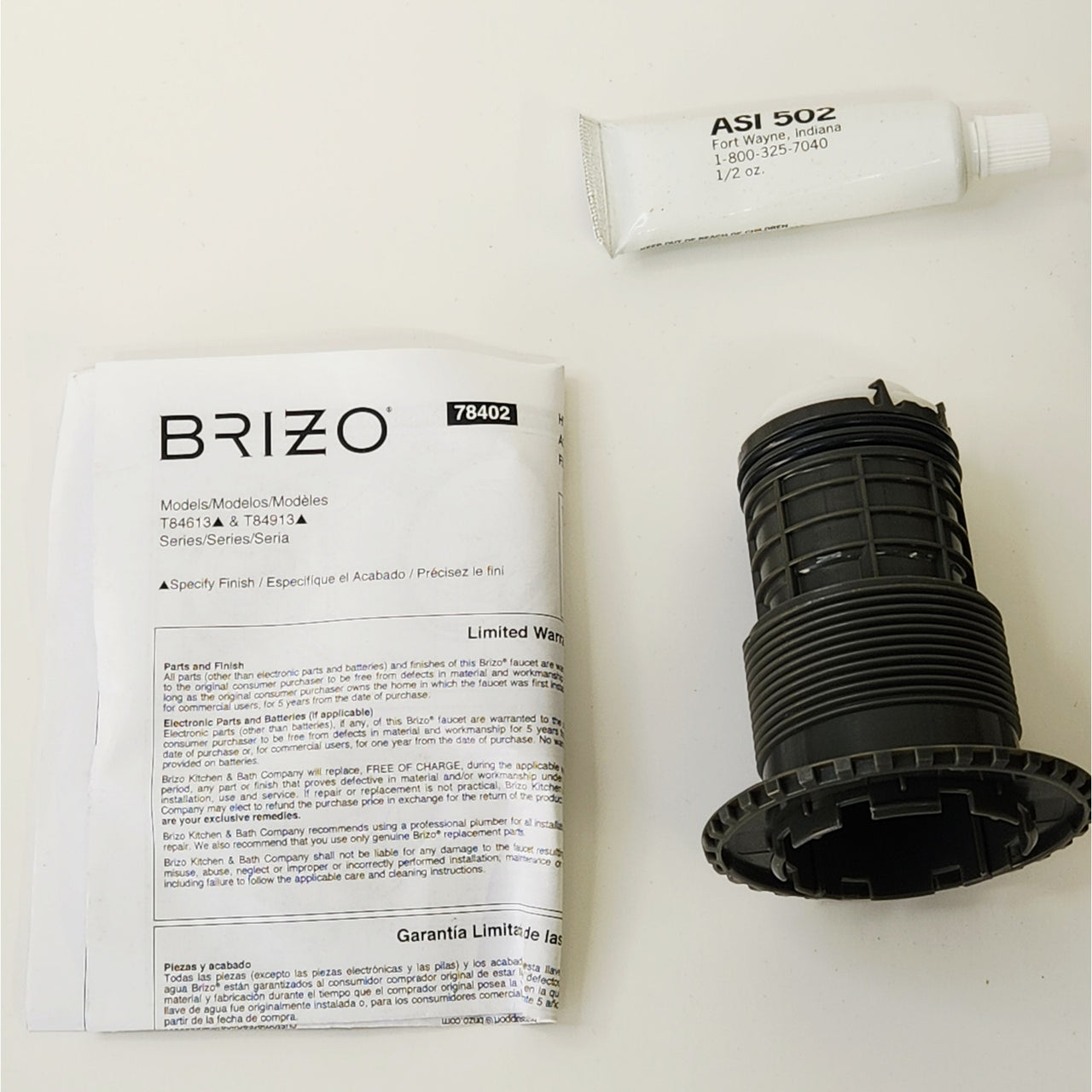 Brizo T84613-BNX Round Body Spray Trim Only for Brizo HydraChoice - Black Onyx