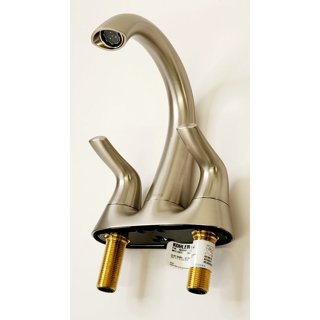 Kohler R28891-4D-BN Easmor 4 in. Centerset Bathroom Faucet - Brushed Nickel