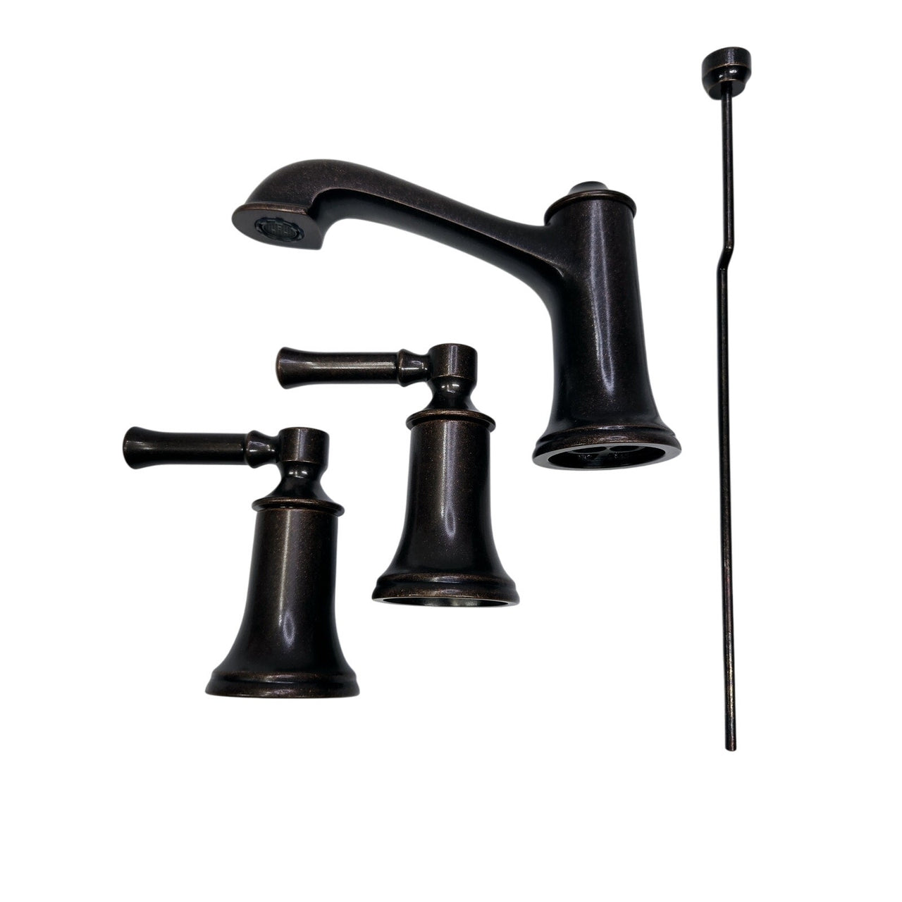 Moen T6805ORB Dartmoor Widespread Bathroom Faucet with Drain - Oil Rubbed Bronze
