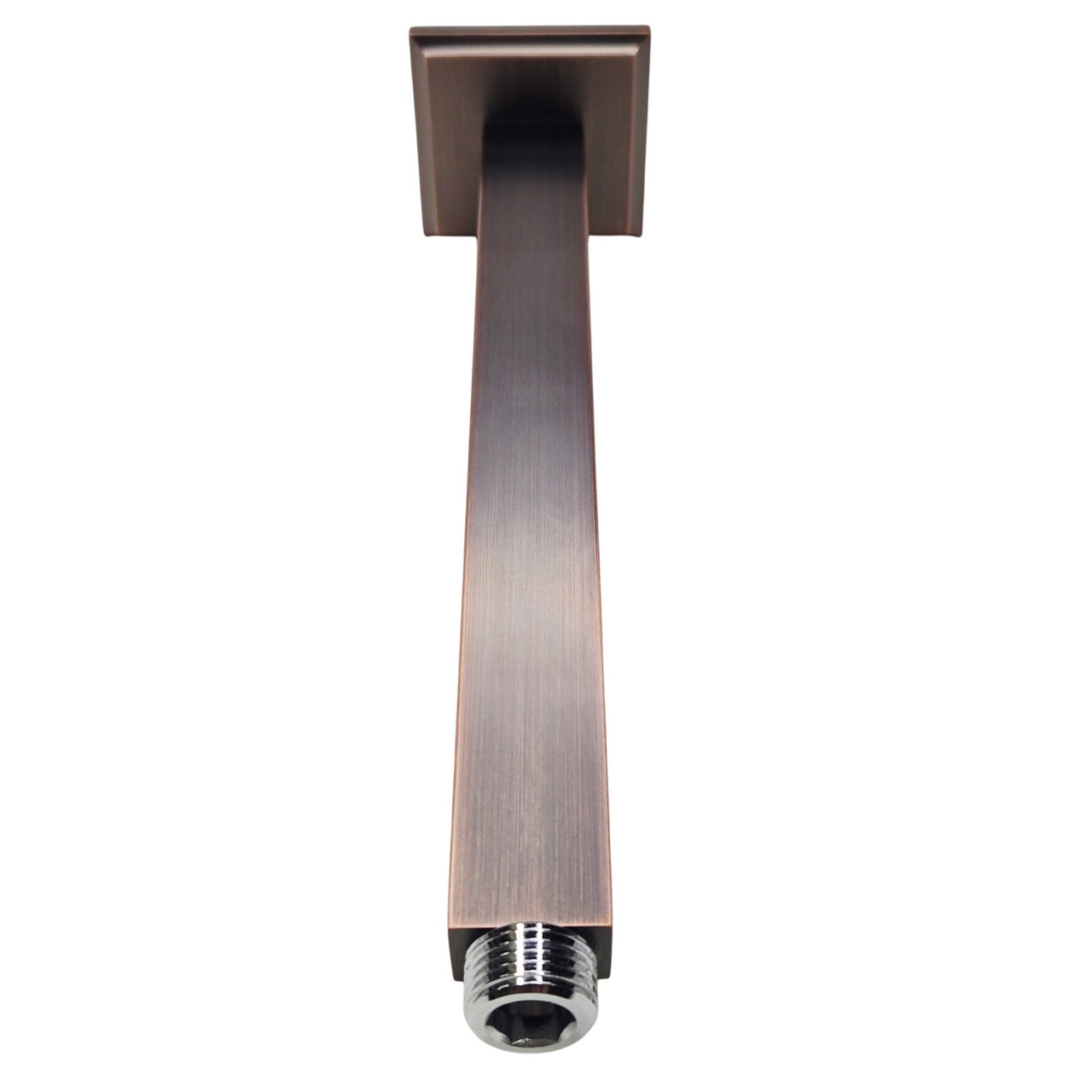 Signature Hardware 421833 Ryle 10"  Square Shower Arm and Flange -Oil Rub Bronze