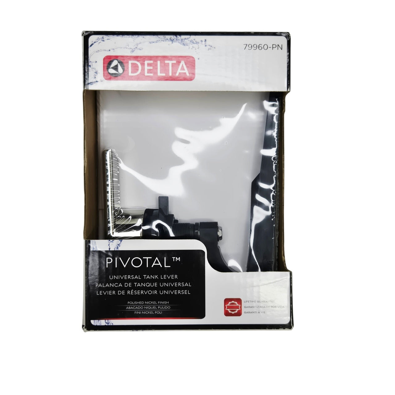 Delta 79960-PN Pivotal Tank Lever - Polished Nickel