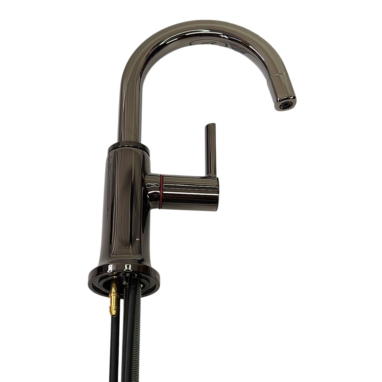 Brizo 61306LF-H-BNX-L Kintsu Integrated Hot Faucet w/Arc Spout - Black Onyx READ