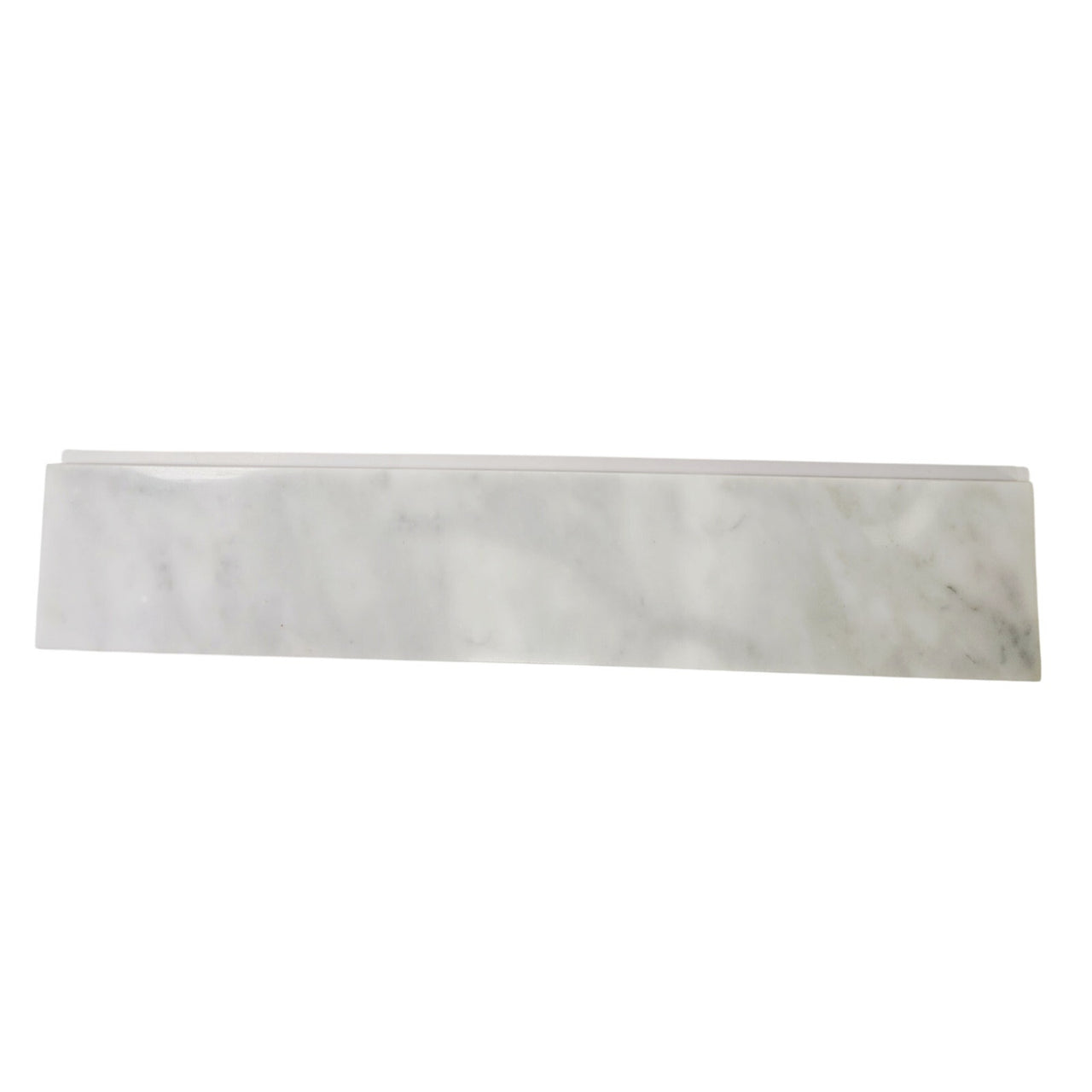 Ariel AL-CW-SIDESPLSH 21-3/16" Marble Vanity Side Splash - White