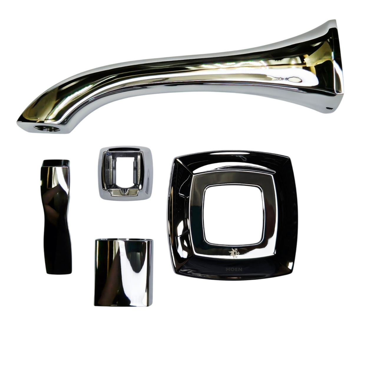 Moen WT691 Voss Single Lever Handle Wall Mounted Tub Filler - Chrome
