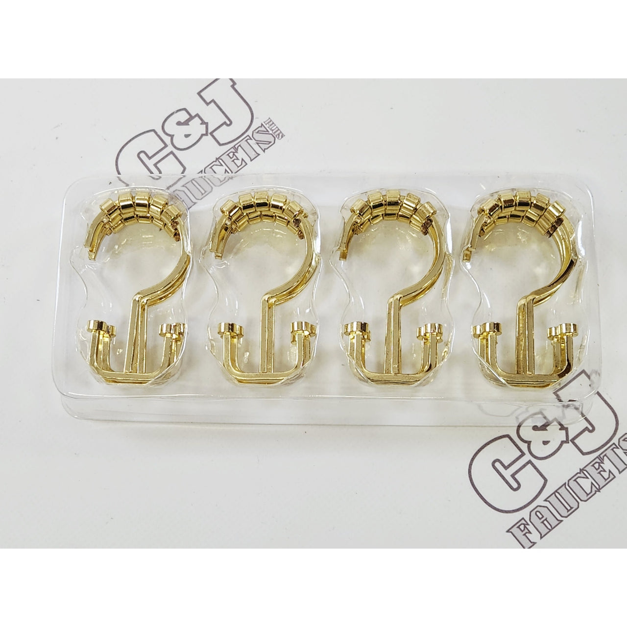 Utopia Alley HK1GD Decorative Bathroom Shower Curtain Hooks, Set of 12 - Gold