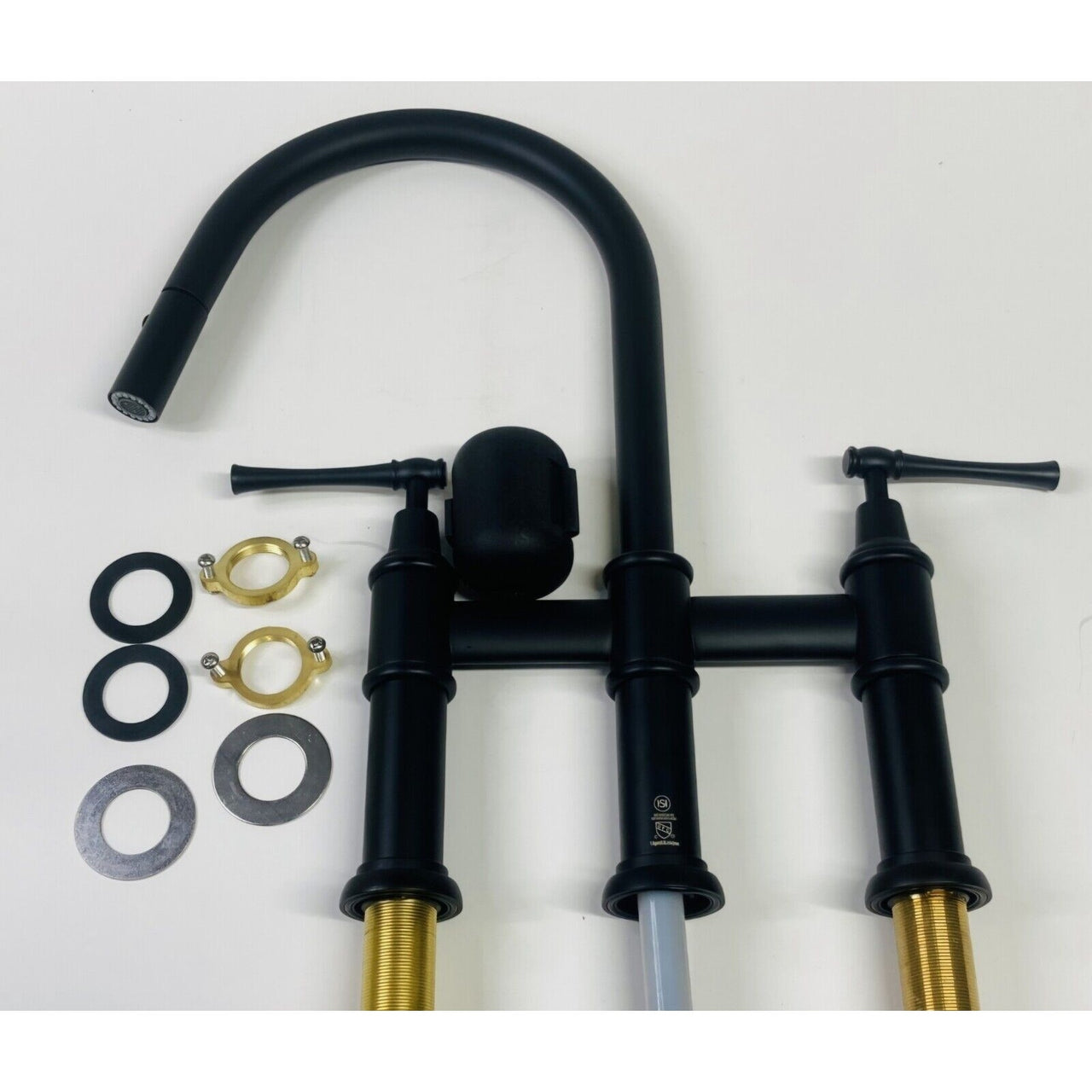 Signature Hardware 455766 Hurston Pull-Down Kitchen Faucet - Matte Black