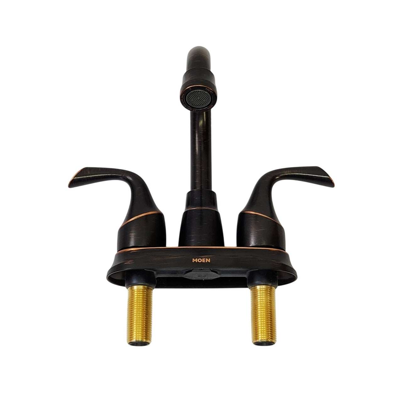 Moen 84115BRB Idora 4 in. Centerset 2-Handle Faucet - Mediterranean Bronze