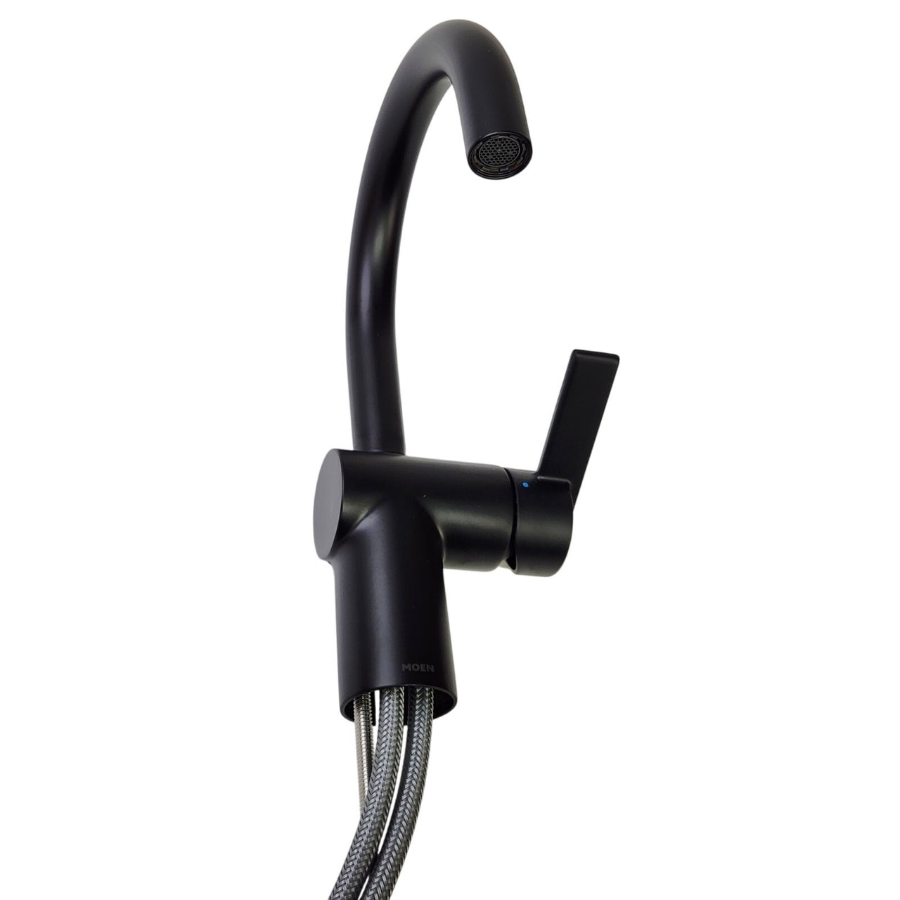 Moen 6221BL Cia 1.2 GPM Single Hole Bathroom Faucet - Matte Black
