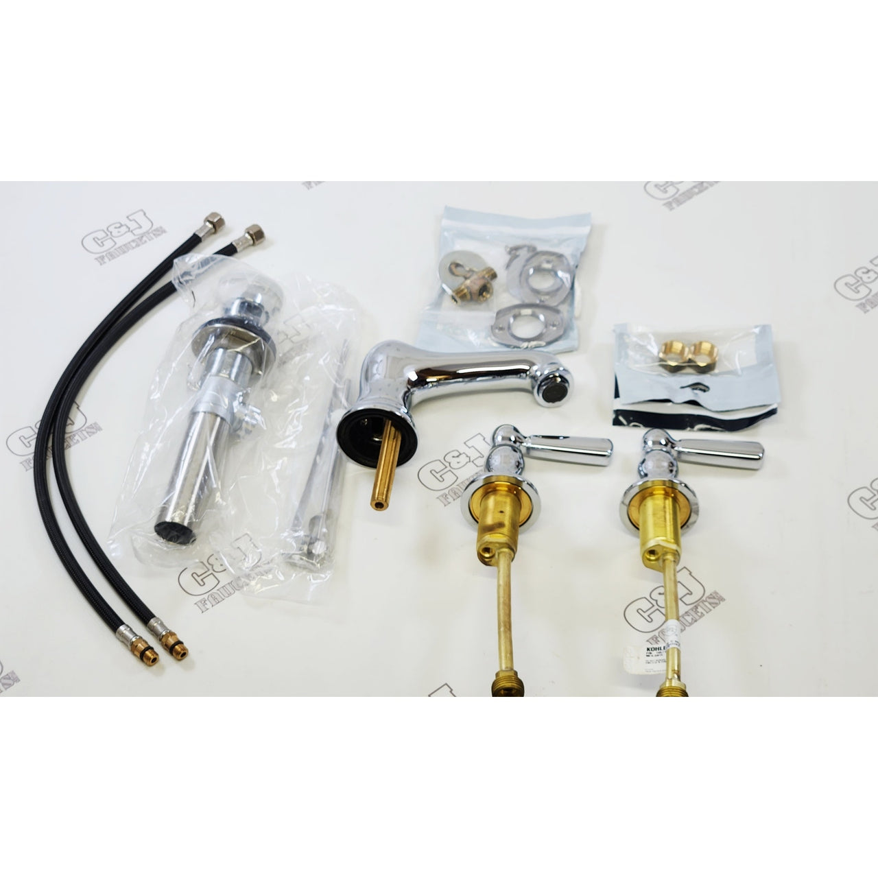 Kohler 10577-4-CP Bancroft 1.2 GPM Widespread Bathroom Sink Faucet - Chrome READ