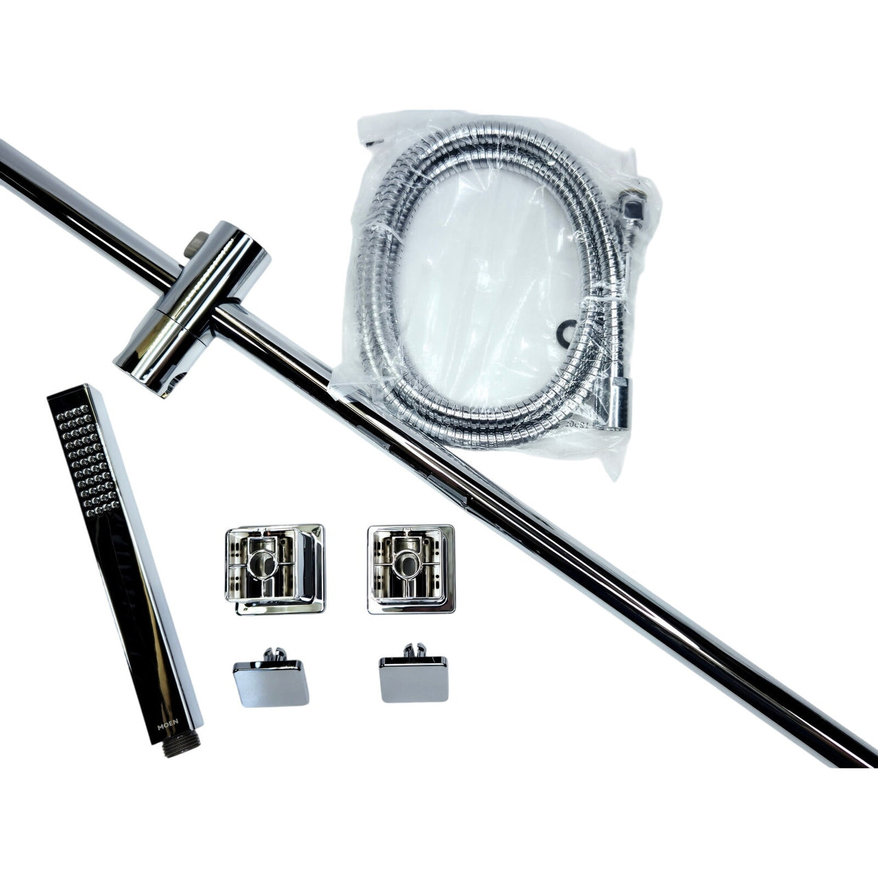 Moen S3880EP 1.75 GPM Hand Shower Package with Adjustable Slide Bar - Chrome