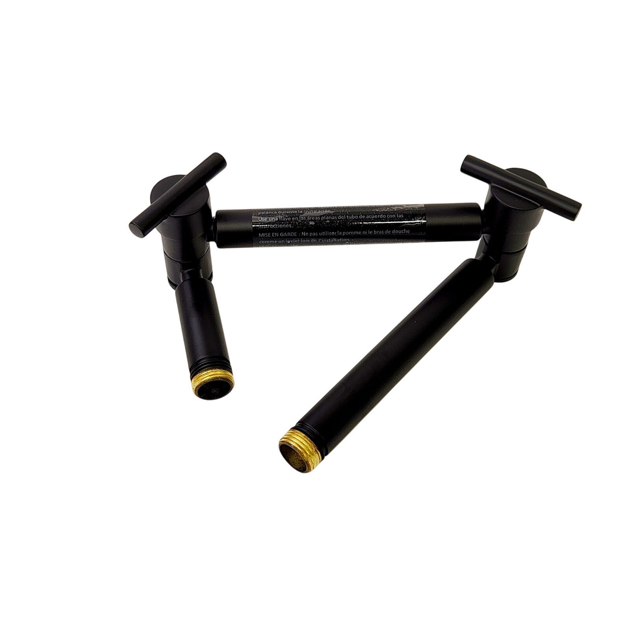 Moen S116BL 16" Shower Arm with 1/2" IPS Connection - Matte Black