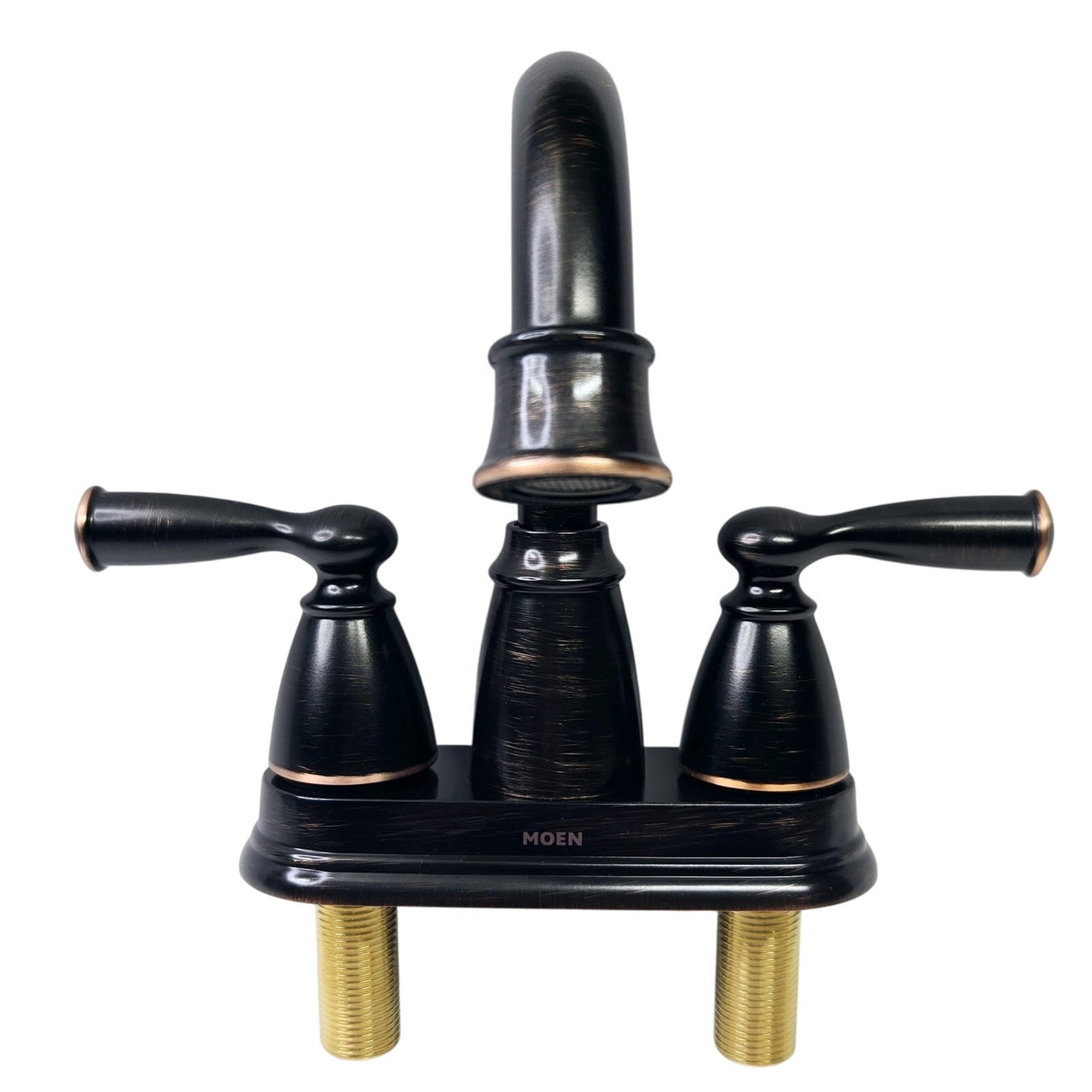 Moen 84943BRB Banbury 4 in. Centerset Bathroom Faucet - Mediterranean Bronze