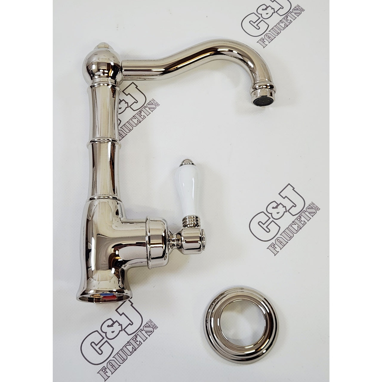 Rohl A36506.5LPPN-2 Acqui Single Hole 1.5 GPM Bar Faucet - Polished Nickel