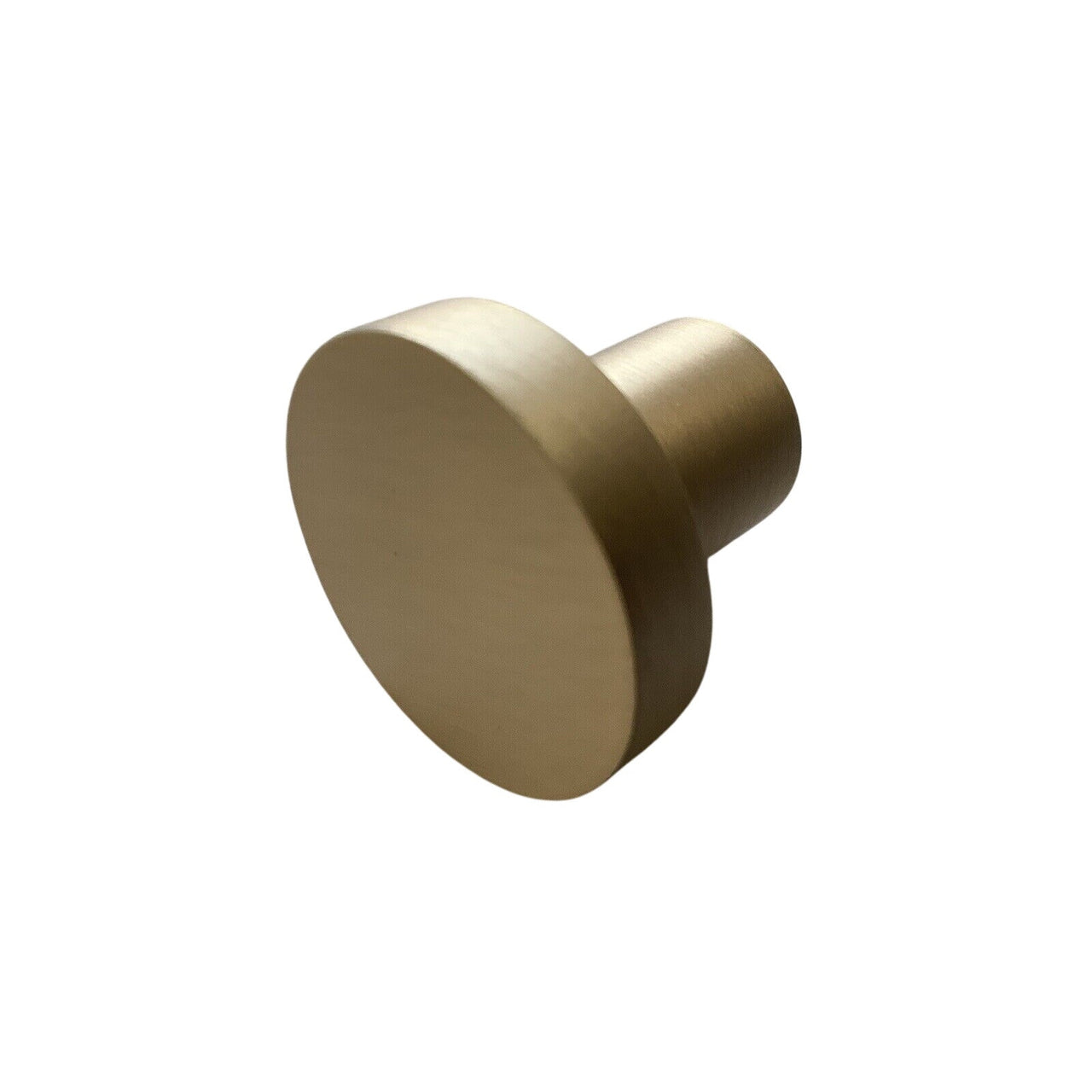 Signature Hardware 481265 Orvin 1-1/8 Inch Round Cabinet Knob - Satin Brass