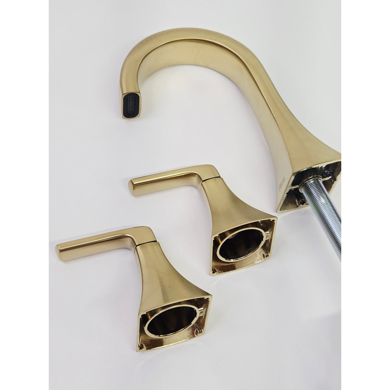 Pfister LF-049-BIEBG Bruxie Adjustable Widespread Bathroom Faucet - Brushed Gold