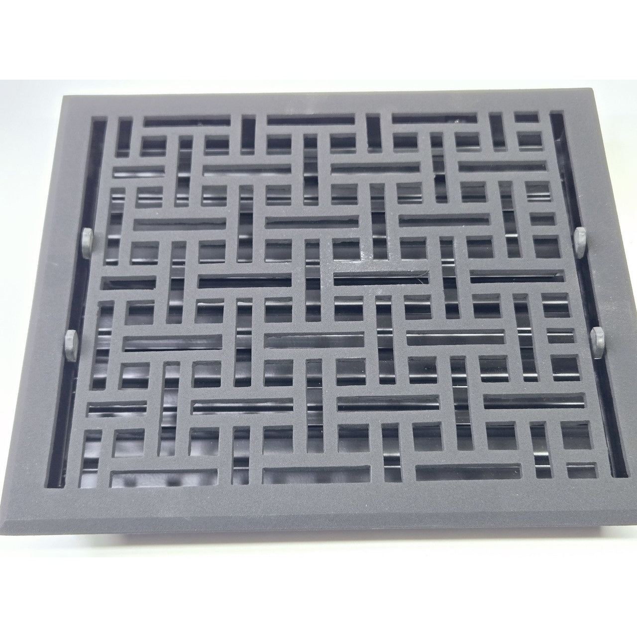 Signature Hardware 398286 Cast Iron Wall Register, 10"x12" - Black