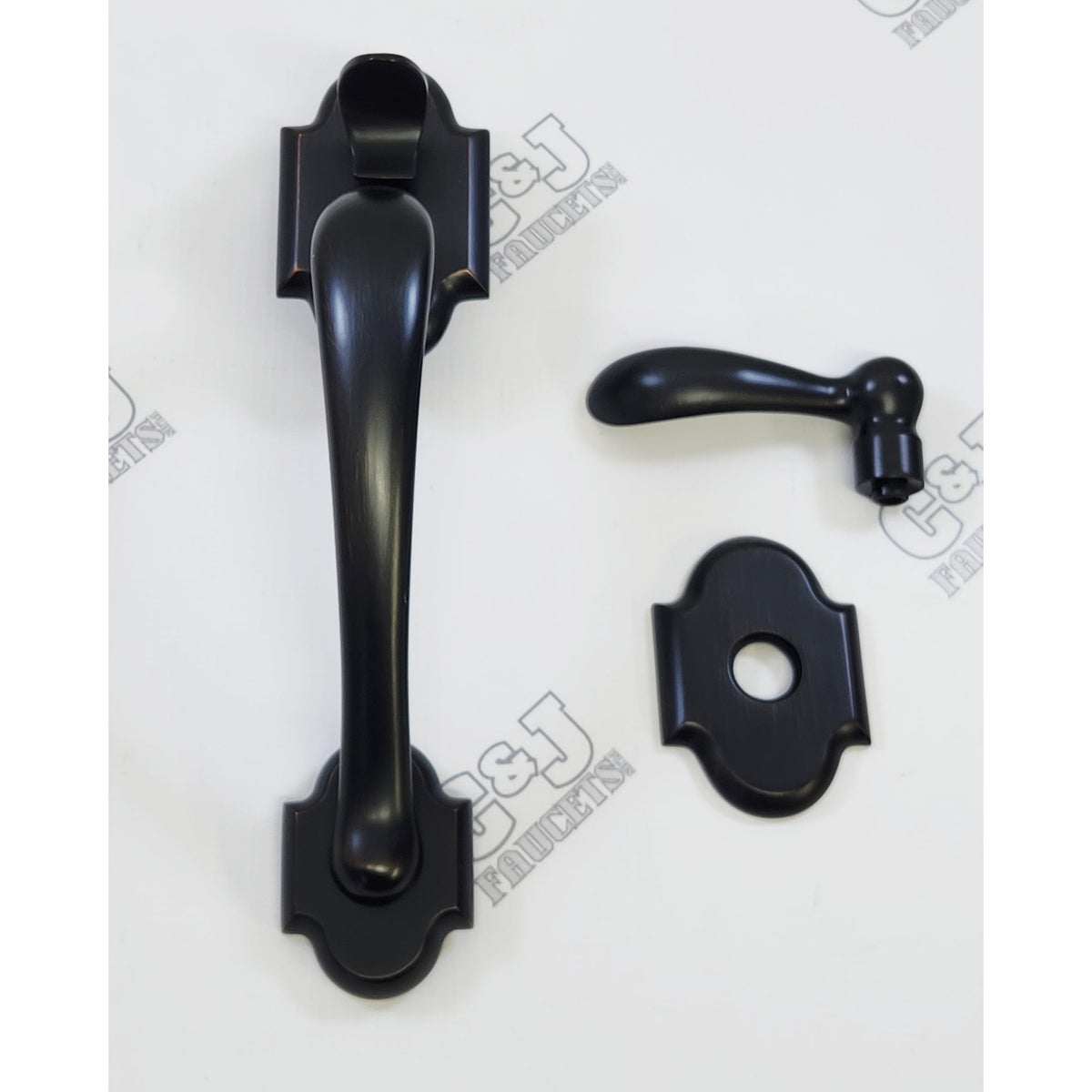 Baldwin 85353112ACLH Boulder 8" Left Handed Lower Handleset-Venetian Bronze READ