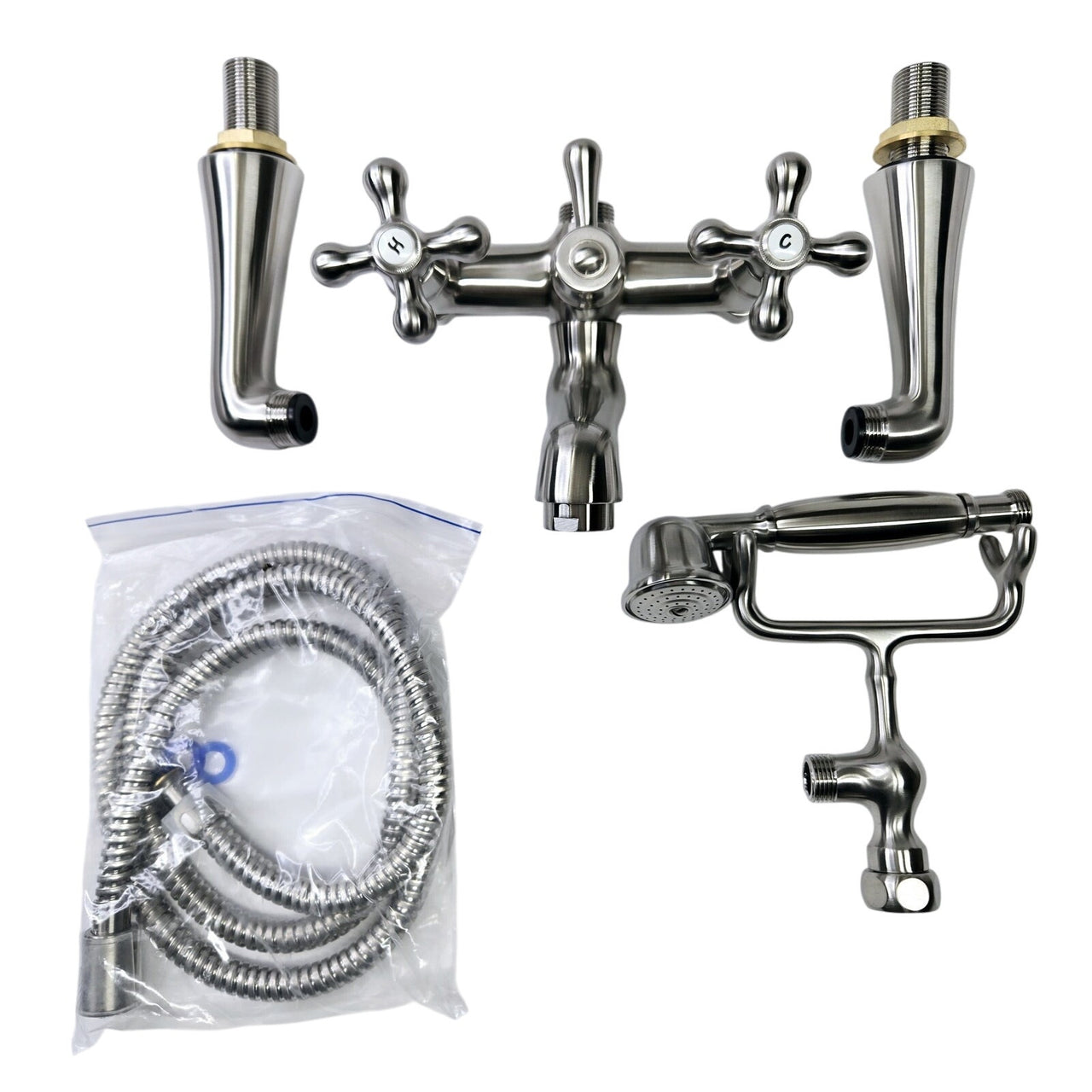 Signature Hardware 405703 Barlow Roman Tub Filler Faucet - Brushed Nickel